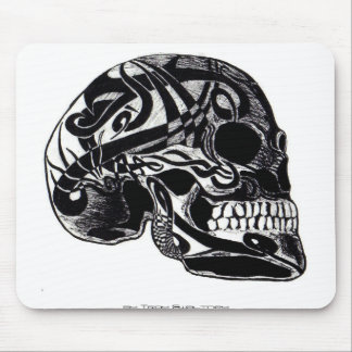 Alfombrilla De Ratón Mousepad tribal del cráneo 3