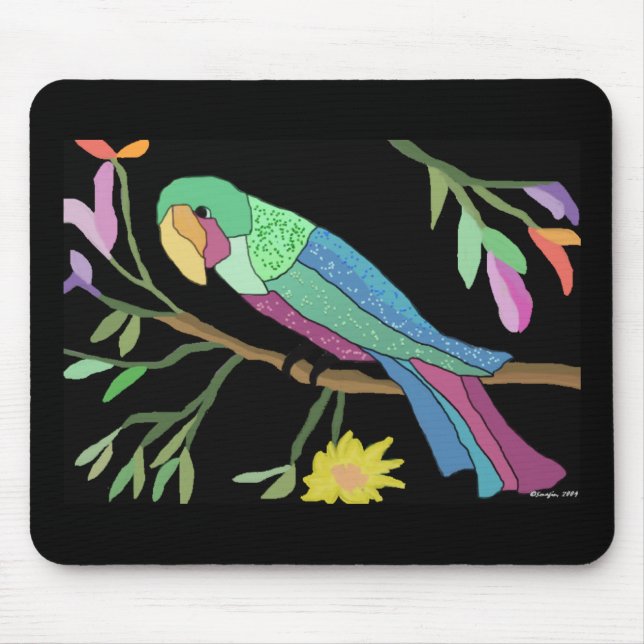Alfombrilla De Ratón Mousepad tropical del paraíso (Frente)