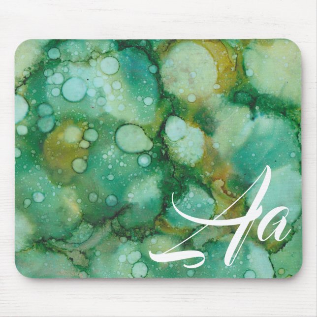 Alfombrilla De Ratón Mousepad "Trozo de flores deshidratadas de oro" (Frente)