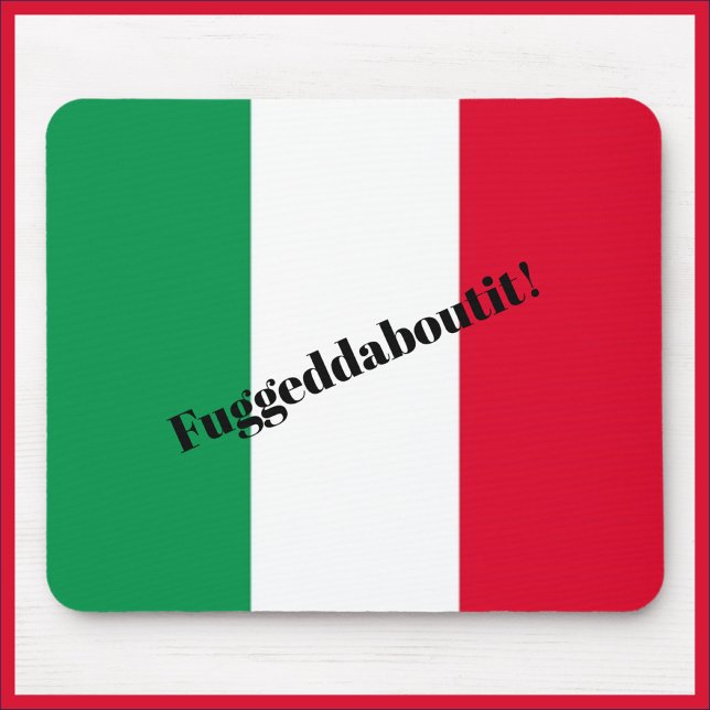 Alfombrilla De Ratón Mousepad, una bandera italiana divertida (Subido por el creador)