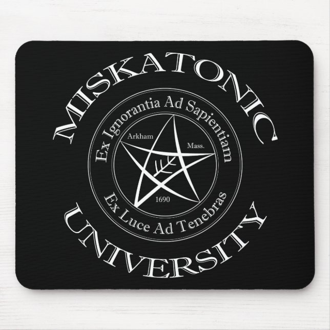 Alfombrilla De Ratón Mousepad Universidad Miskatonic (Frente)