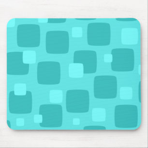 Alfombrilla De Ratón Mousepad verde azulado retro