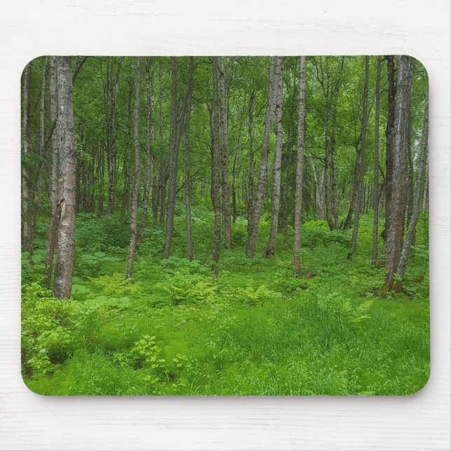 Alfombrilla De Ratón Mousepad verde boscoso (Frente)