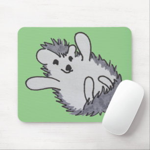 Alfombrilla De Ratón Mousepad verde feliz