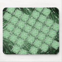 MousePad verde oliva com quadros 'faltando'