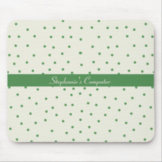 Alfombrilla De Ratón Mousepad verde y blanco