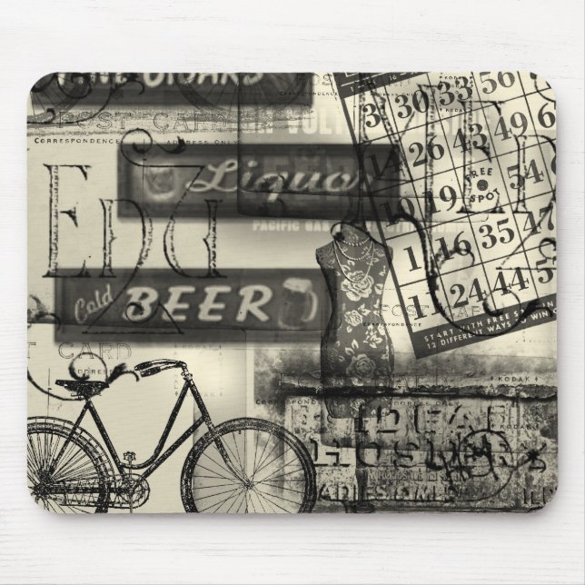 Alfombrilla De Ratón Mousepad vintage (Frente)