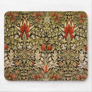 Alfombrilla De Ratón Mousepad Vintage Snakeshead Textil Impreso