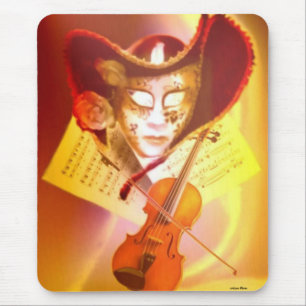 Alfombrilla De Ratón Mousepad violinista de Venecia
