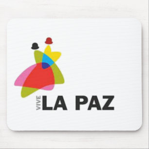 Alfombrilla De Ratón Mousepad vive La Paz