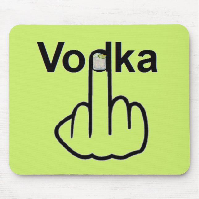 Alfombrilla De Ratón Mousepad Vodka Flip (Frente)