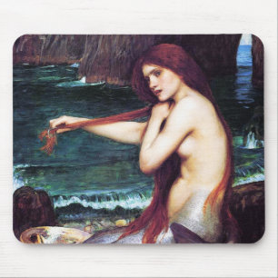 Alfombrilla De Ratón Mousepad: Waterhouse de Juan - una sirena