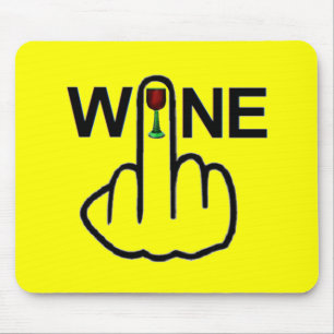 Alfombrilla De Ratón Mousepad Wine Flip