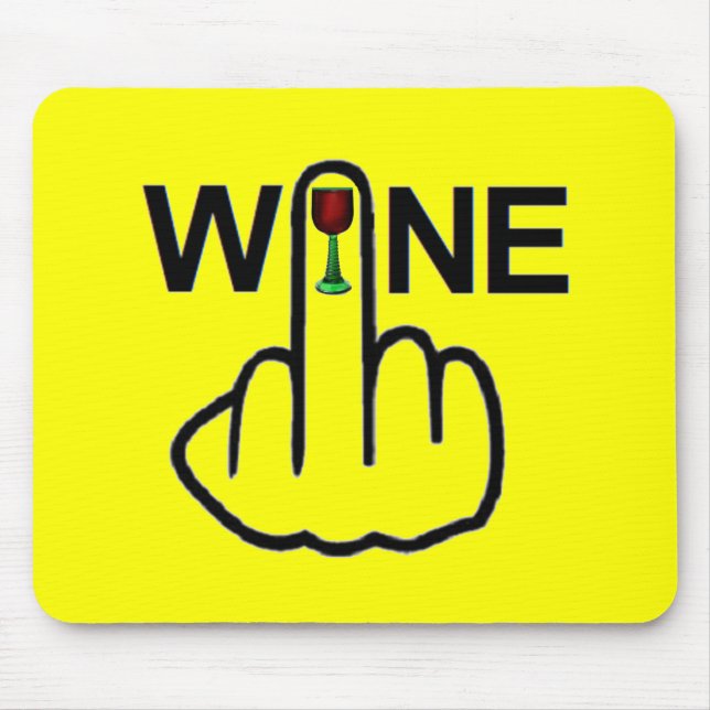 Alfombrilla De Ratón Mousepad Wine Flip (Frente)