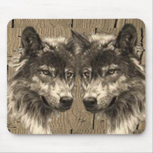 Alfombrilla De Ratón Mousepad Wolf