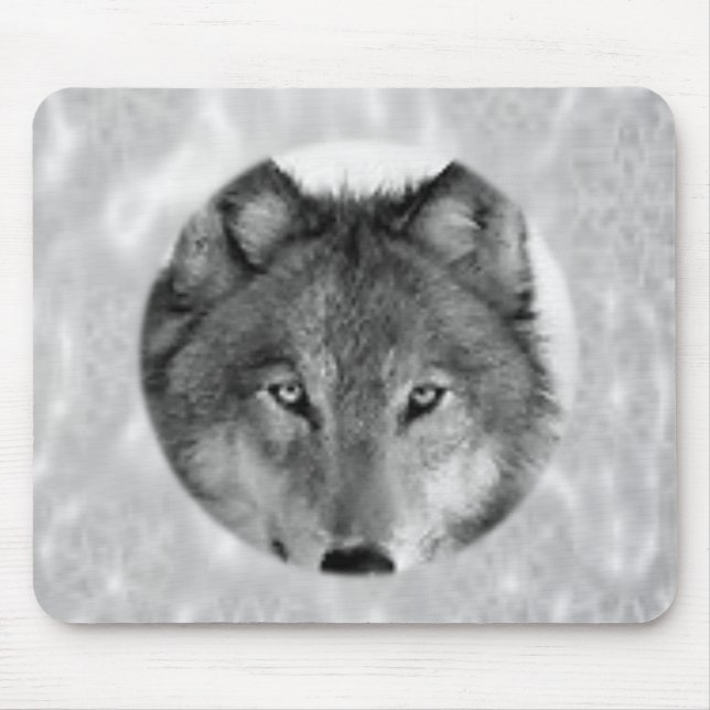 Alfombrilla De Ratón Mousepad Wolf (Frente)
