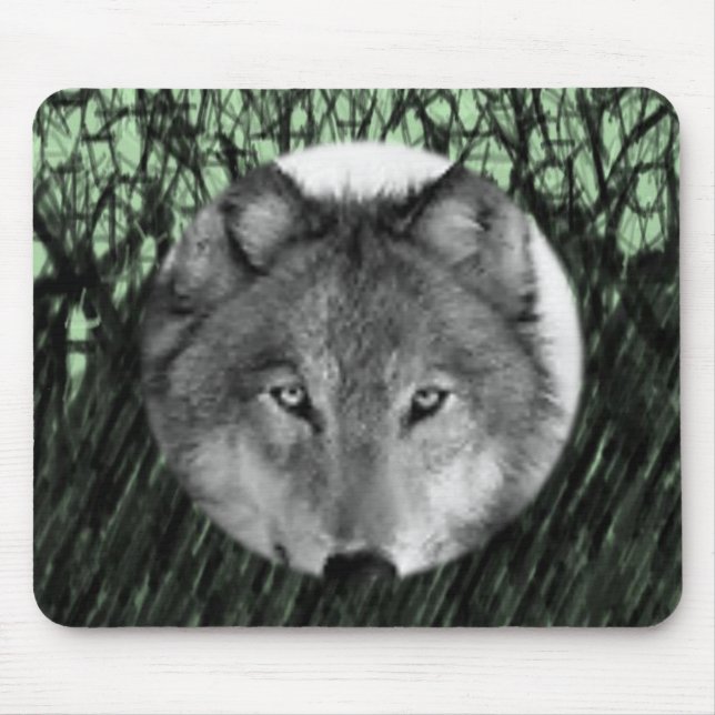 Alfombrilla De Ratón Mousepad Wolf (Frente)