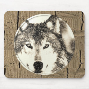 Alfombrilla De Ratón Mousepad Wolf