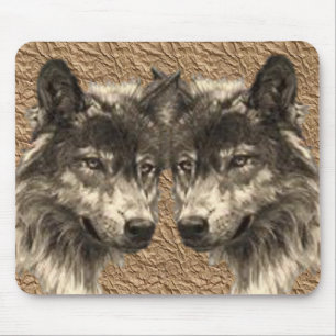 Alfombrilla De Ratón Mousepad Wolf