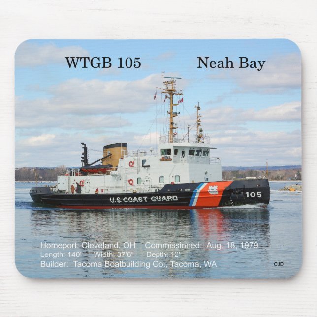 Alfombrilla De Ratón Mousepad WTGB 105 Neah Bay (Frente)