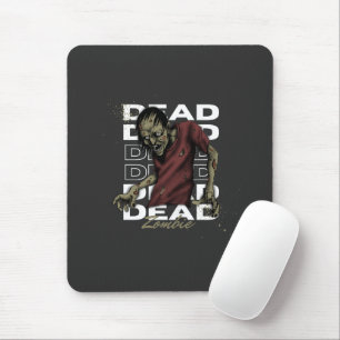 Alfombrilla De Ratón Mousepad Zombie Muerto Blanco y Marrón