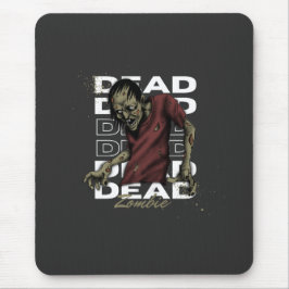 Alfombrilla De Ratón Mousepad Zombie Muerto Blanco y Marrón