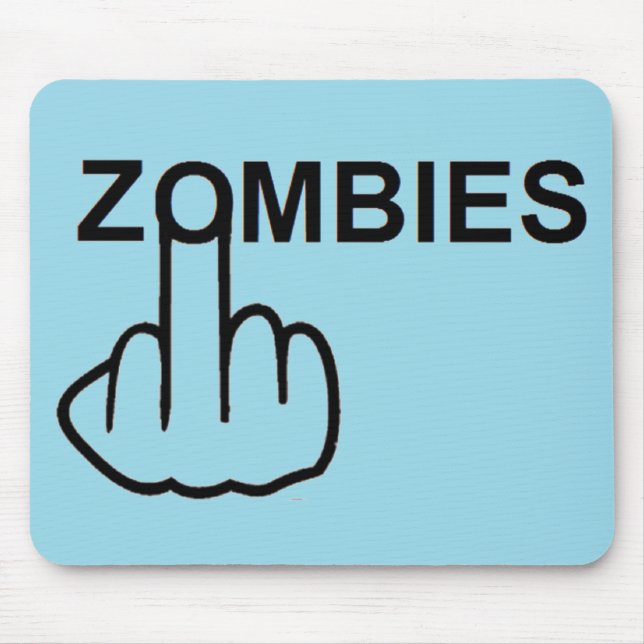 Alfombrilla De Ratón Mousepad Zombies Flip (Frente)
