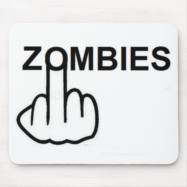 Alfombrilla De Ratón Mousepad Zombies Flip (Frente)