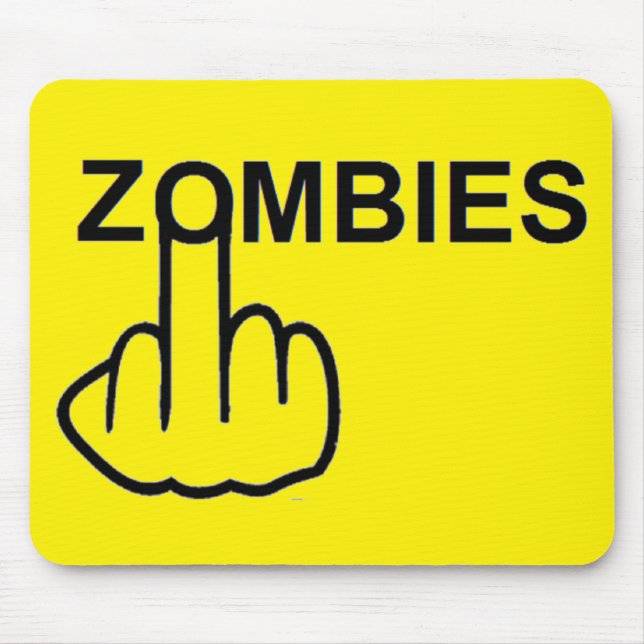 Alfombrilla De Ratón Mousepad Zombies Flip (Frente)