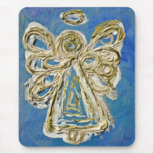 Alfombrilla De Ratón Mousepads Angel Guardian Azul