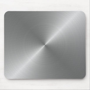 Alfombrilla De Ratón Mousepads con la textura metálica de plata