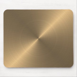 Alfombrilla De Ratón Mousepads con textura metálica de oro