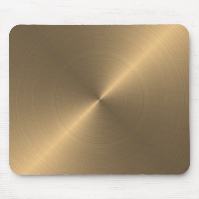 Alfombrilla De Ratón Mousepads con textura metálica de oro (Frente)