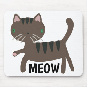 Alfombrilla De Ratón Mousepads de gato curado
