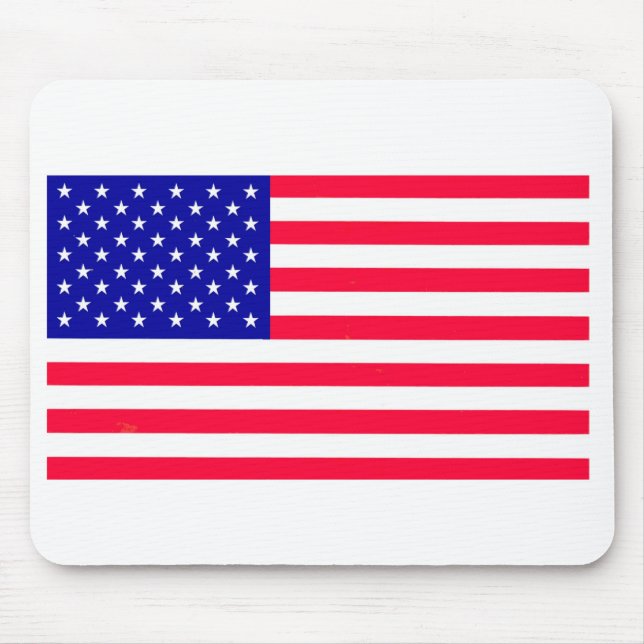 Alfombrilla De Ratón Mousepads de la bandera estadounidense de Estados  (Frente)