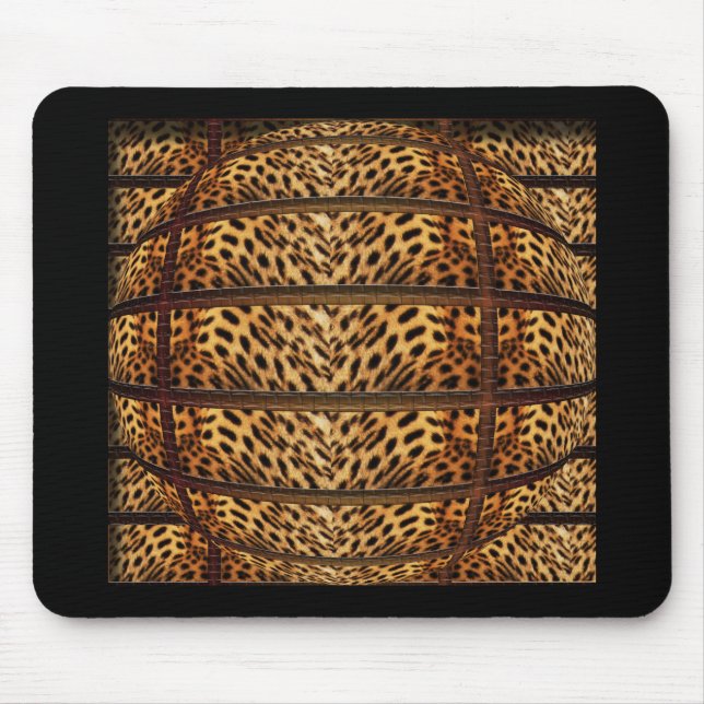 Alfombrilla De Ratón Mousepads de la piel del leopardo (Frente)