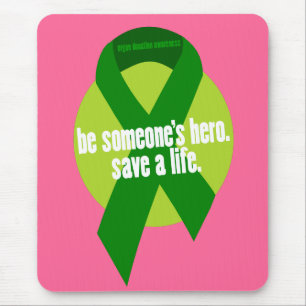 Alfombrilla De Ratón Mousepads de sensibilización sobre donación de órg