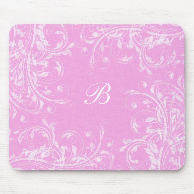 Alfombrilla De Ratón Mousepads femenino rosado (Frente)