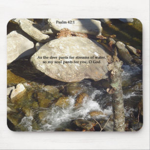 Alfombrilla De Ratón Mousepads: Salmo de las corrientes