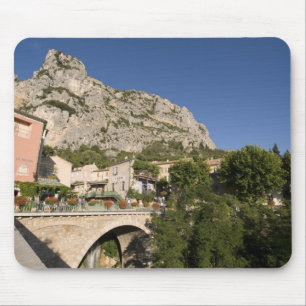 Alfombrilla De Ratón Moustiers-Sainte-Marie, Provenza, Francia.