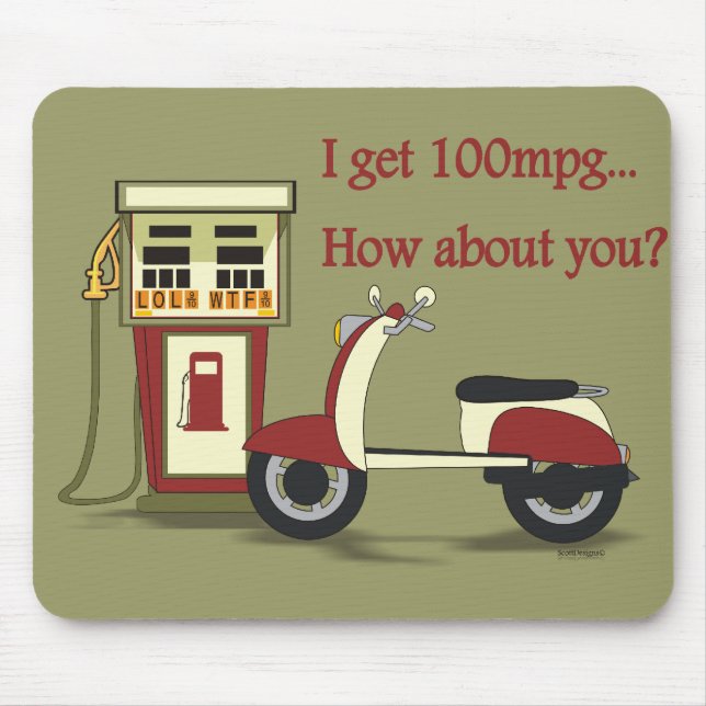 Alfombrilla De Ratón ¿mpg 100? Mousepad (Frente)