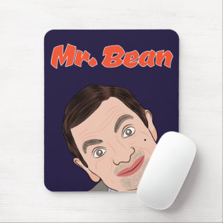 Alfombrilla De Ratón Mr. Bean (Rowan Atkinson) Fan Art Mousepad