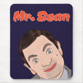 Alfombrilla De Ratón Mr. Bean (Rowan Atkinson) Fan Art Mousepad