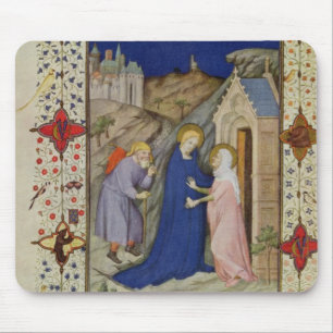 Alfombrilla De Ratón Ms 11060-11061 horas de Notre Dame: Laudes, el VI