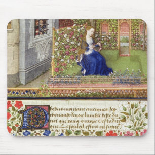 Alfombrilla De Ratón Ms 2617 Emilia en su jardín, placa 22, del 'La T