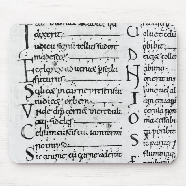 Alfombrilla De Ratón Ms latin Lectionary (Frente)