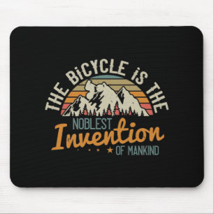 Alfombrilla De Ratón MTB - La Bicicleta Es La Invención Más Noble