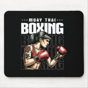 Alfombrilla De Ratón Muay tailandesa lucha contra artes marciales mma