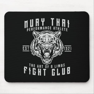 Alfombrilla De Ratón Muay Thai Boxeo Tailandés Kickboxing Regalo 