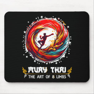 Alfombrilla De Ratón Muay Thai es arte marcial tailandés Kickboxing MMA